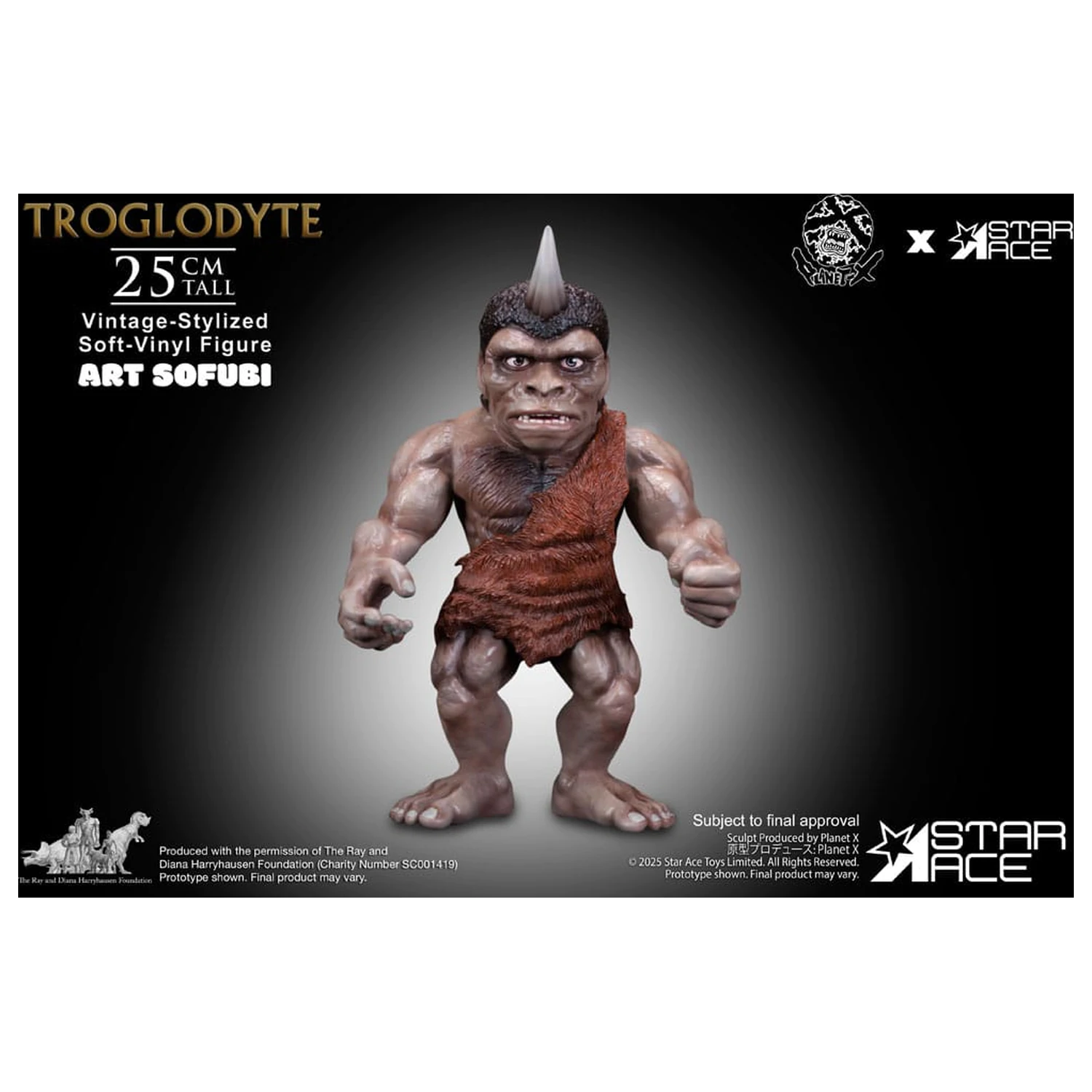 Ray Harryhausen Soft Vinyl Statuie Troglodit (Vintage-Style) 25 cm poza produsului