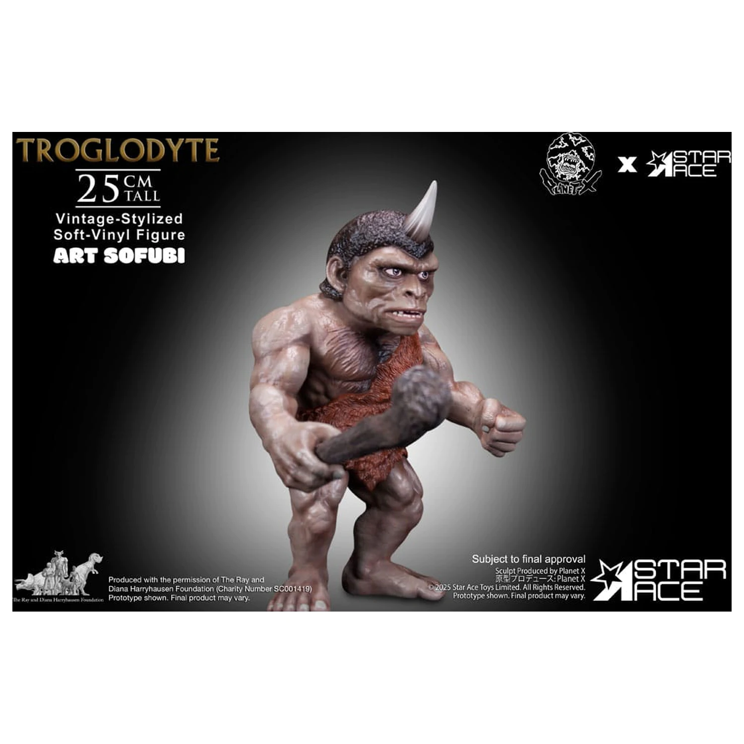 Ray Harryhausen Soft Vinyl Statuie Troglodit (Vintage-Style) 25 cm poza produsului
