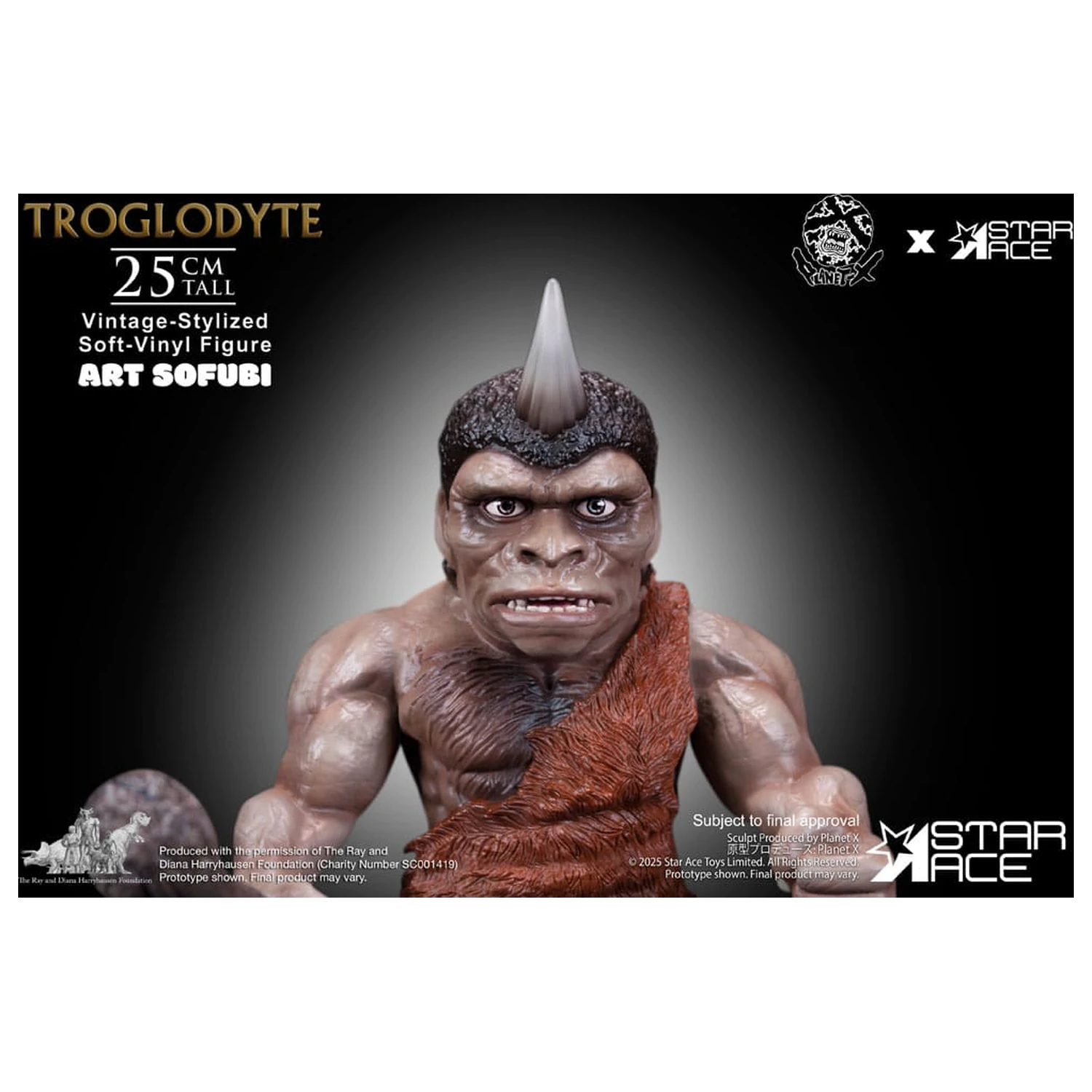 Ray Harryhausen Soft Vinyl Statuie Troglodit (Vintage-Style) 25 cm poza produsului