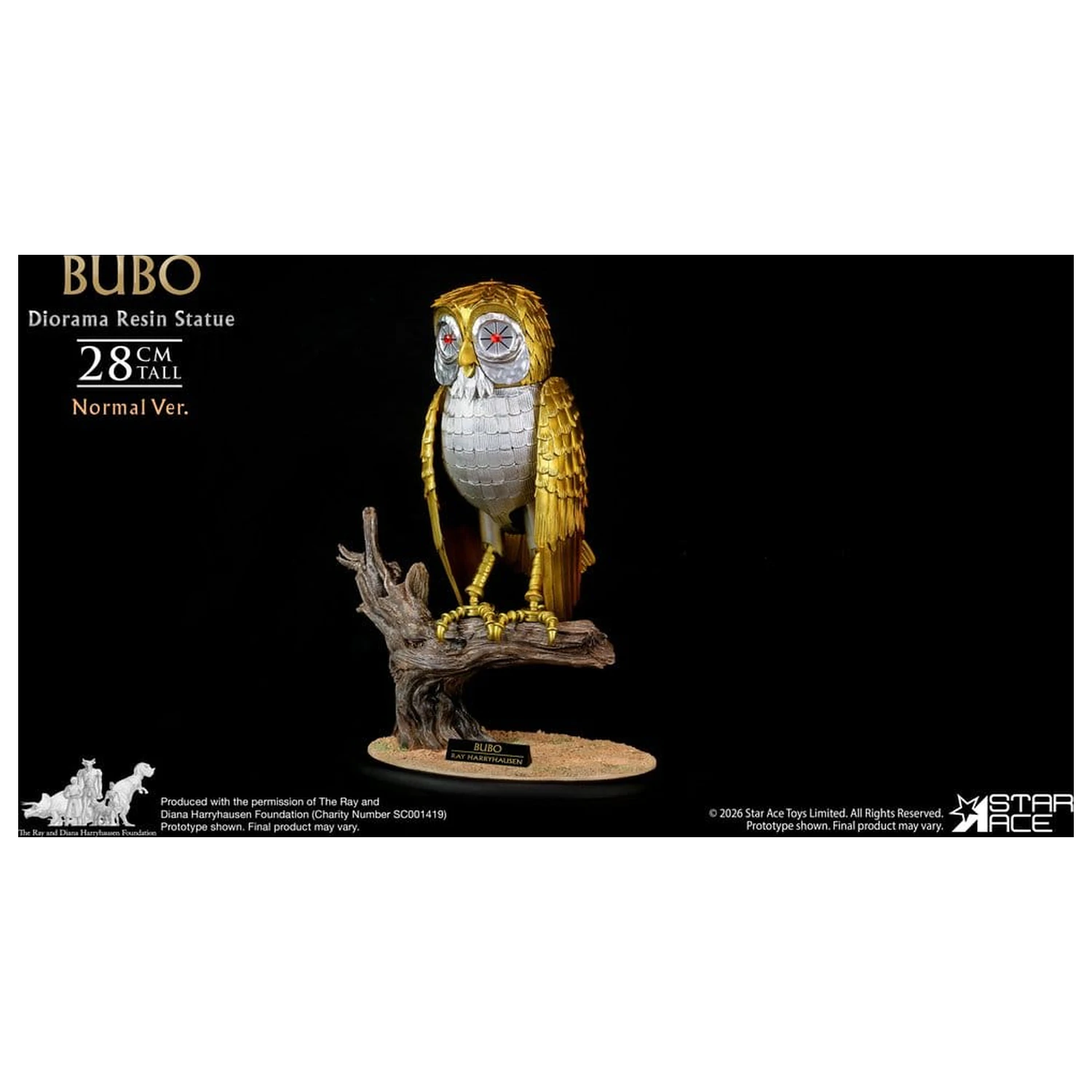 Ray Harryhausens Diorama Statuie din rasina Bubo Normal Ver. 28 cm poza produsului
