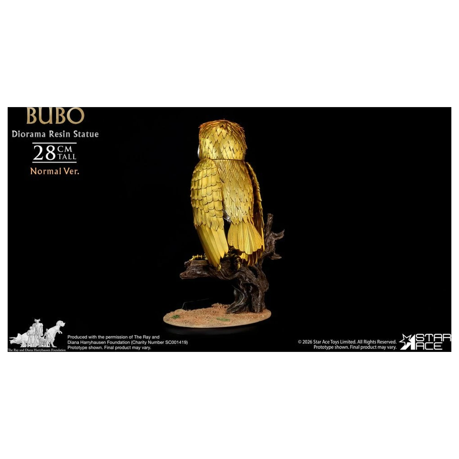 Ray Harryhausens Diorama Statuie din rasina Bubo Normal Ver. 28 cm poza produsului