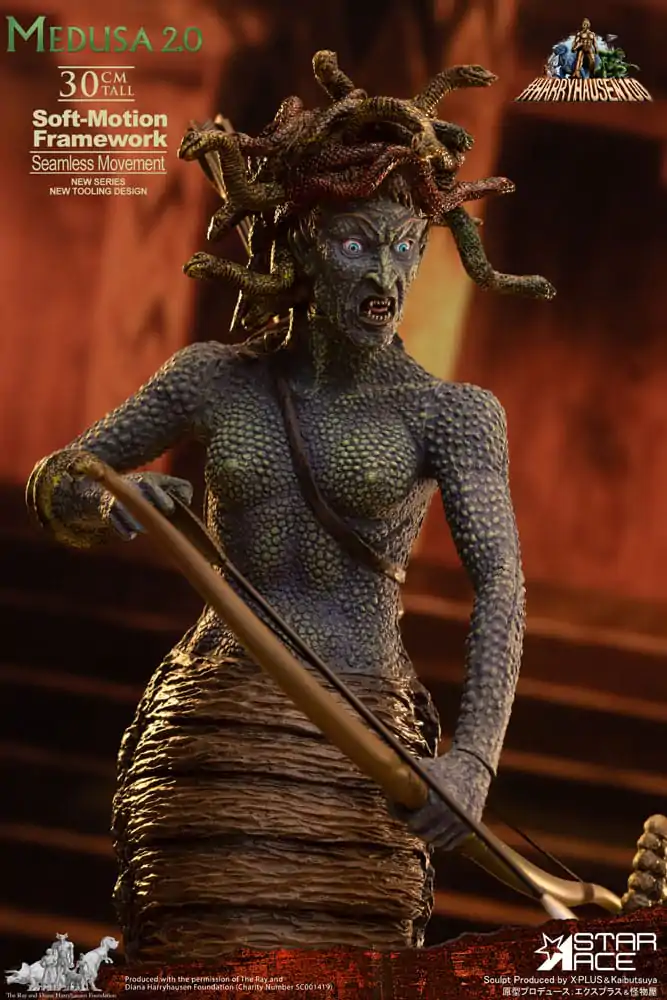 Ray Harryhausens Soft-Motion Series Statuie Medusa 30 cm poza produsului