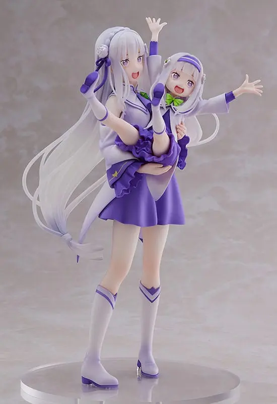 Re:Zero Starting Life in Another World statuie PVC 1/7 Emilia & Childhood Emilia 24 cm poza produsului