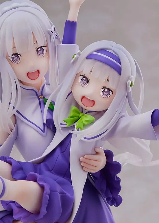 Re:Zero Starting Life in Another World statuie PVC 1/7 Emilia & Childhood Emilia 24 cm poza produsului