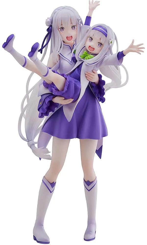 Re:Zero Starting Life in Another World statuie PVC 1/7 Emilia & Childhood Emilia 24 cm poza produsului