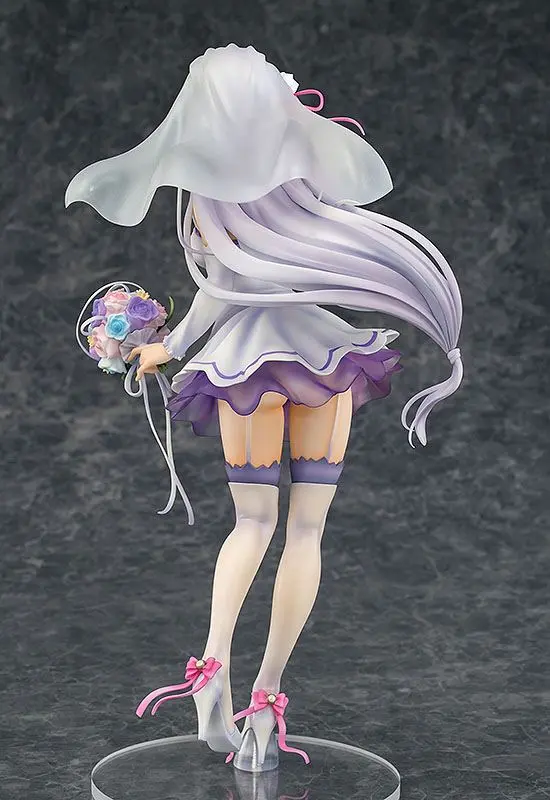 Re:ZERO -Starting Life in Another World- Statuie PVC 1/7 Emilia Wedding Ver. 25 cm poza produsului