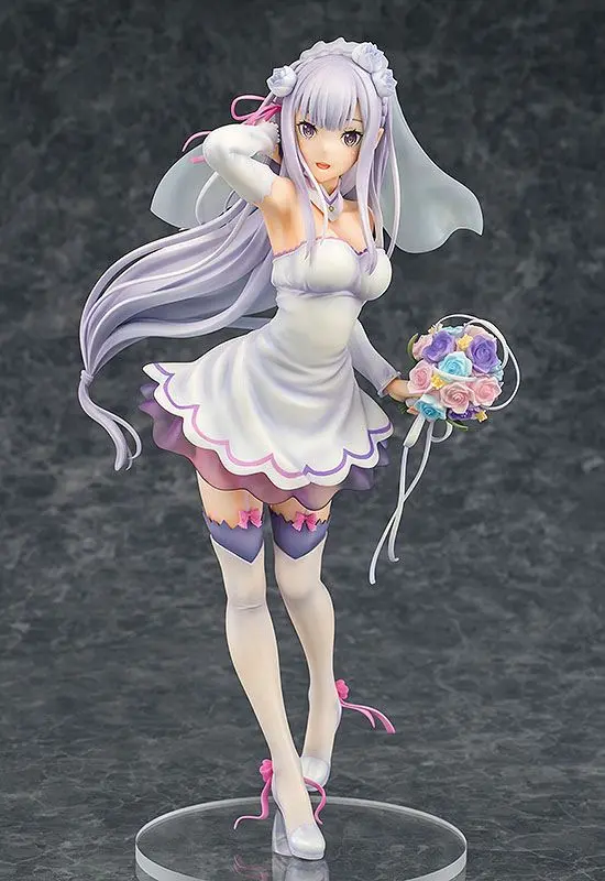 Re:ZERO -Starting Life in Another World- Statuie PVC 1/7 Emilia Wedding Ver. 25 cm poza produsului