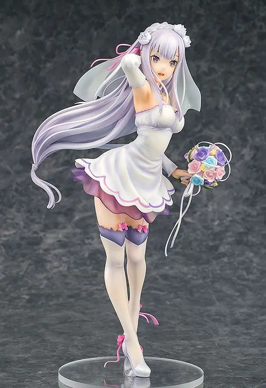 Re:ZERO -Starting Life in Another World- Statuie PVC 1/7 Emilia Wedding Ver. 25 cm poza produsului