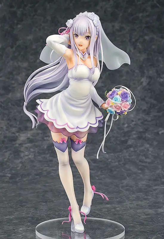 Re:ZERO -Starting Life in Another World- Statuie PVC 1/7 Emilia Wedding Ver. 25 cm poza produsului