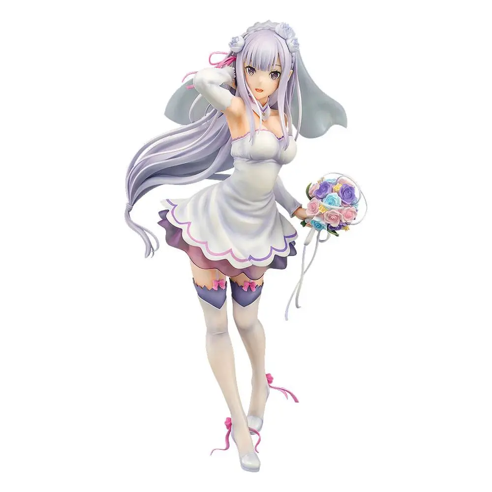 Re:ZERO -Starting Life in Another World- Statuie PVC 1/7 Emilia Wedding Ver. 25 cm poza produsului