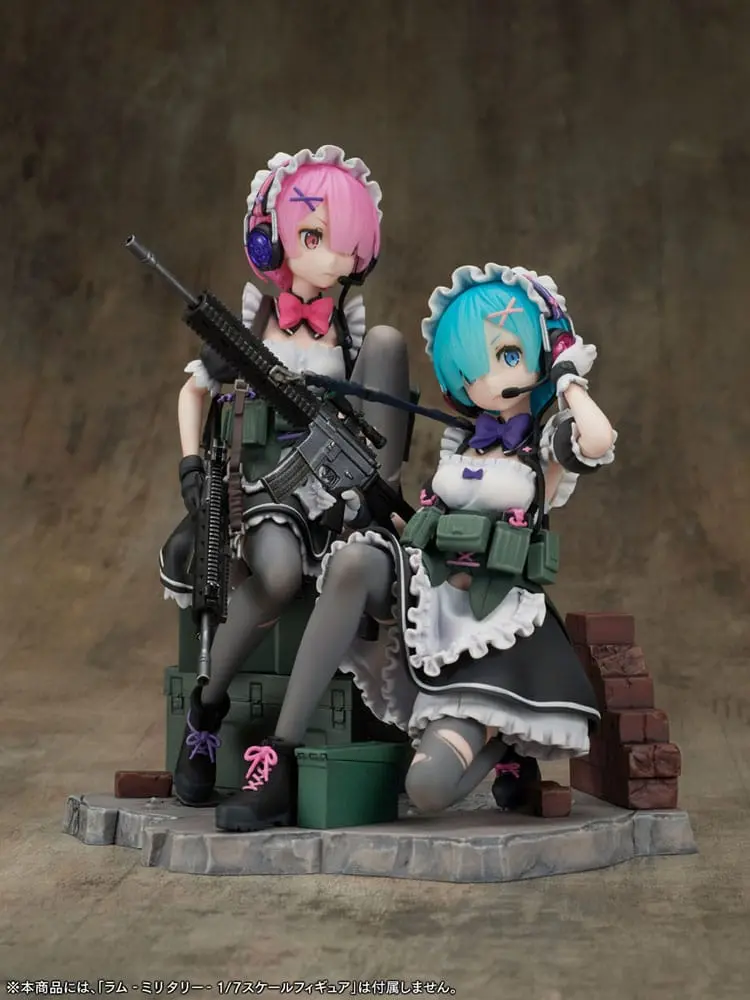 Re:Zero Starting Life in Another World Statuie PVC 1/7 Rem Military Ver. 16 cm poza produsului