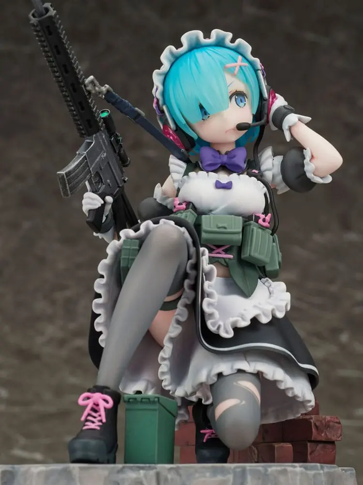 Re:Zero Starting Life in Another World Statuie PVC 1/7 Rem Military Ver. 16 cm poza produsului