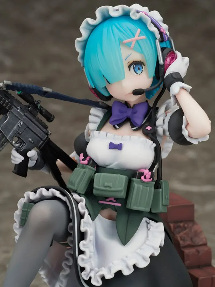 Re:Zero Starting Life in Another World Statuie PVC 1/7 Rem Military Ver. 16 cm poza produsului