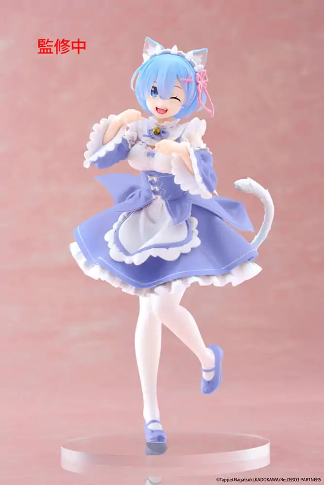 Re:Zero Starting Life in Another World Coreful PVC Statuie Rem Cat Maid Ver. Renewal 18 cm poza produsului