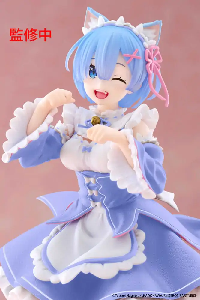 Re:Zero Starting Life in Another World Coreful PVC Statuie Rem Cat Maid Ver. Renewal 18 cm poza produsului