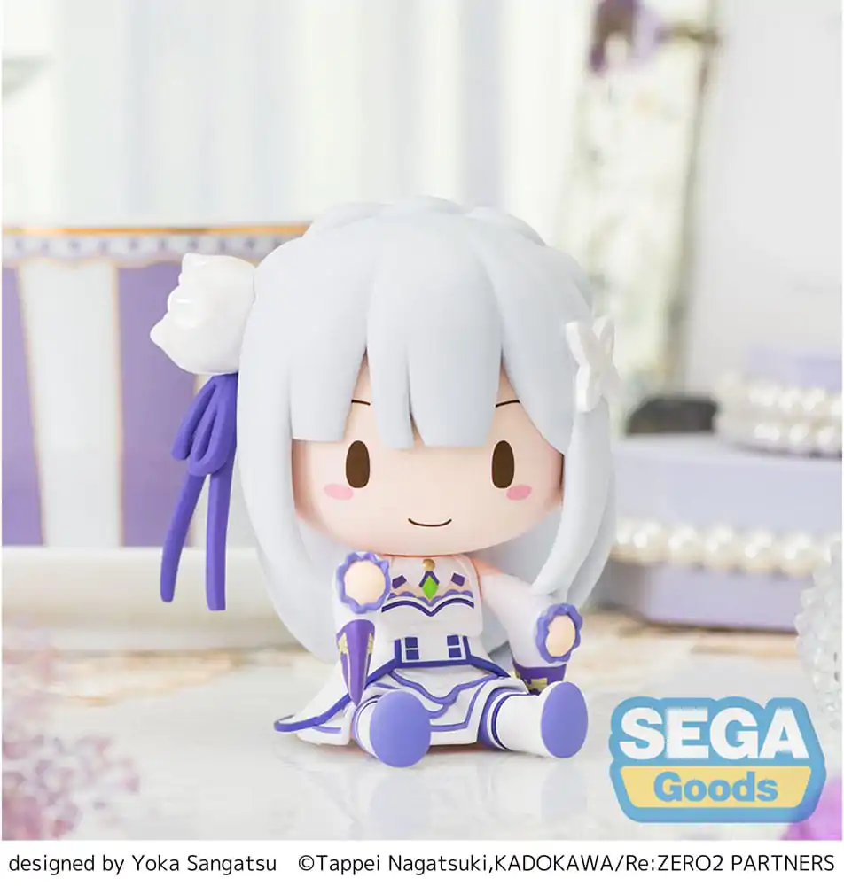 Re:Zero Starting Life in Another World Fuwa Petit Chibi Figurină Emilia 8 cm poza produsului