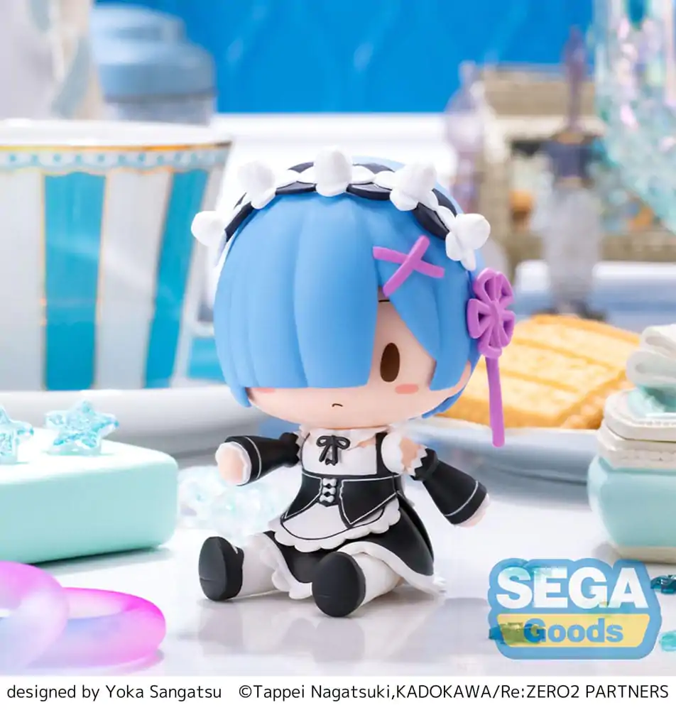 Re:Zero Starting Life in Another World Figurina chibi Fuwa Petit Rem 8 cm poza produsului