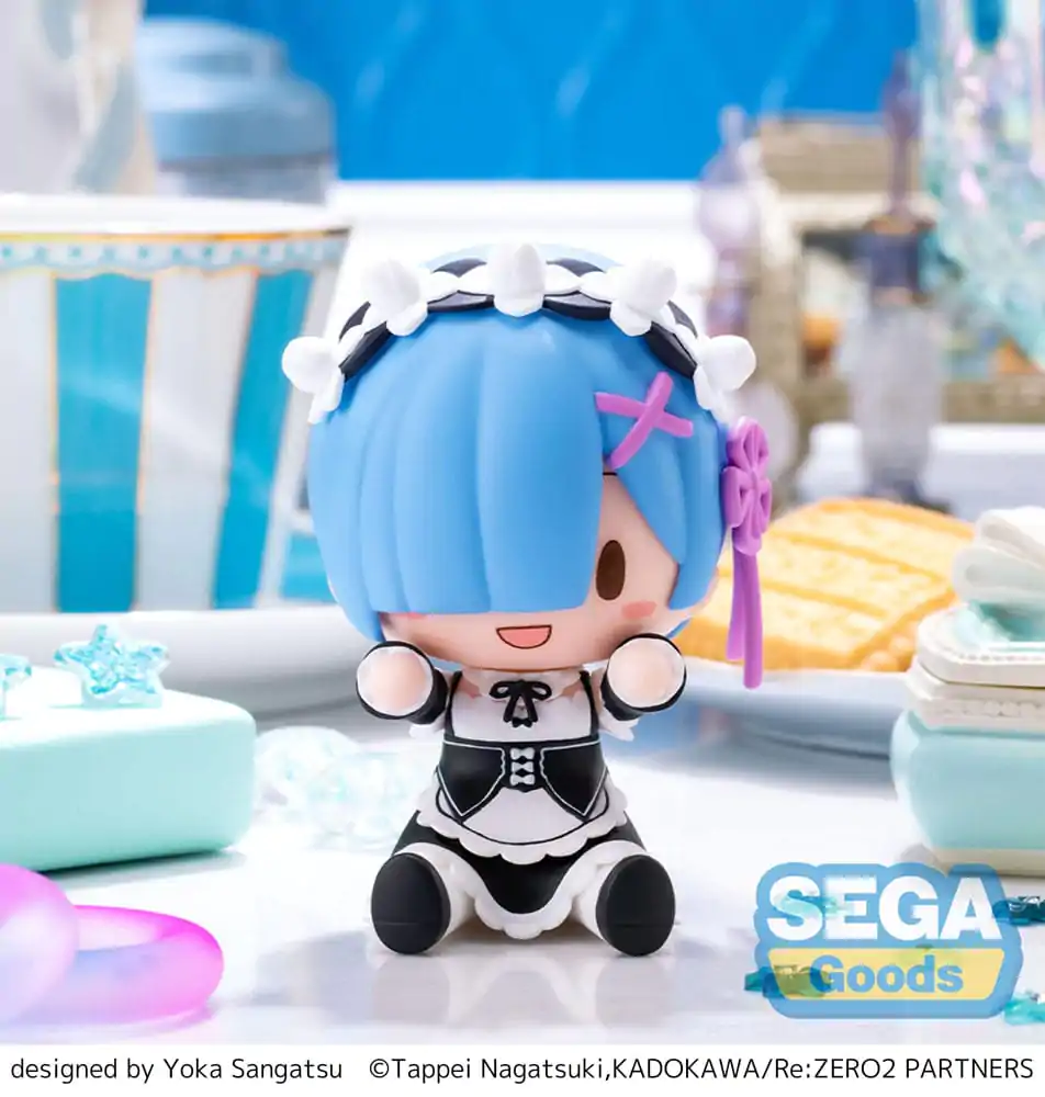 Re:Zero Starting Life in Another World Figurina chibi Fuwa Petit Rem 8 cm poza produsului