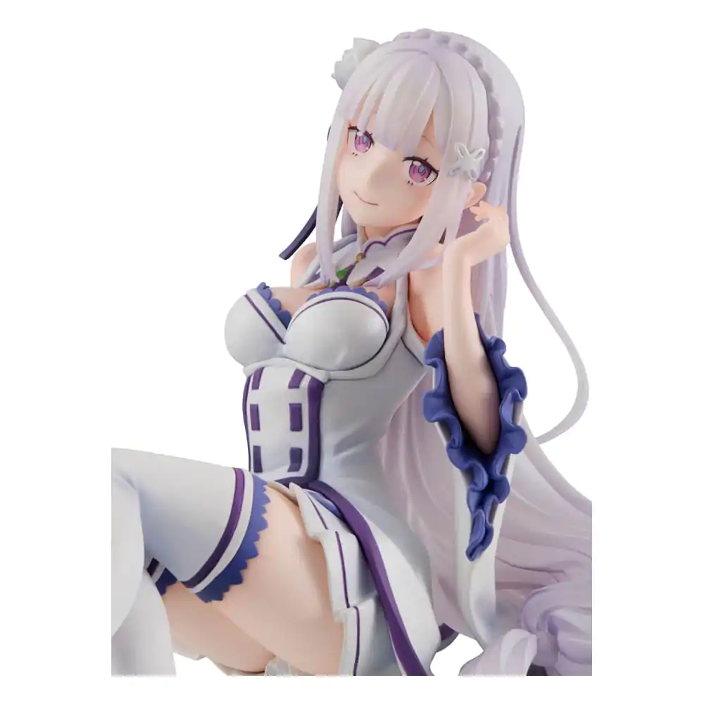 Re:ZERO Starting Life in Another World Melty Princess PVC Statueta Emilia Palm Size 9 cm poza produsului