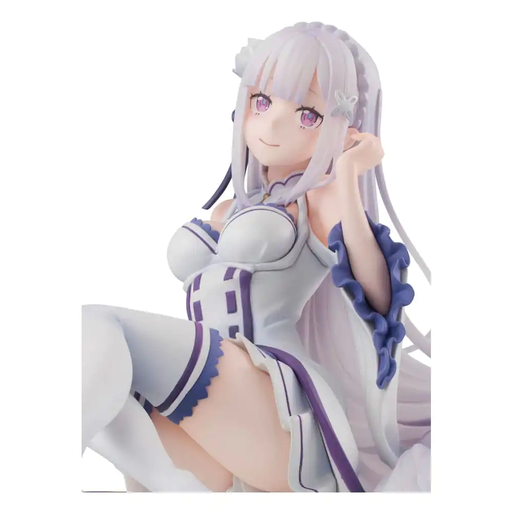 Re:ZERO Starting Life in Another World Melty Princess PVC Statueta Emilia Palm Size 9 cm poza produsului