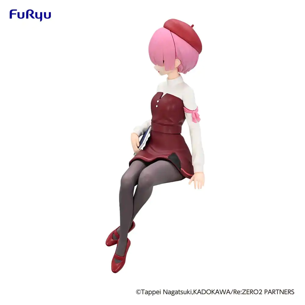 Re:Zero Starting Life in Another World Figurina Suport pentru Tăiței PVC Ram Fata cu Carte Ver. 14 cm poza produsului