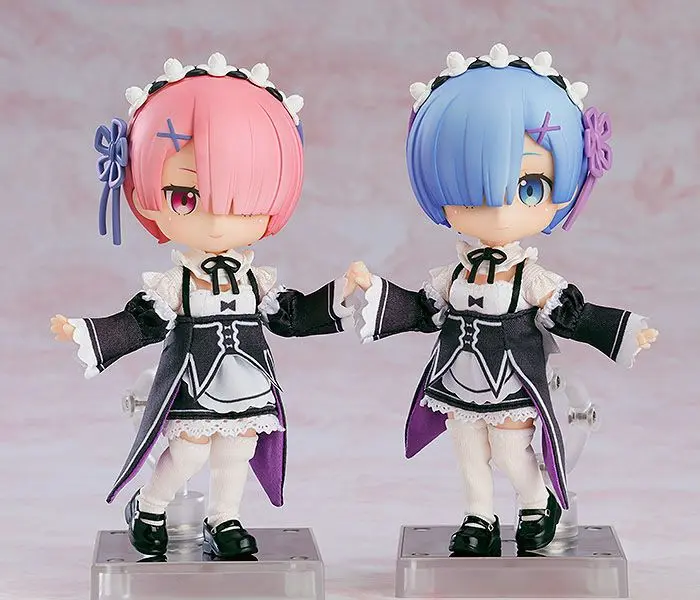 Re:ZERO -Starting Life in Another World- Piese pentru figurine Nendoroid Doll Set de ținute Rem/Ram poza produsului