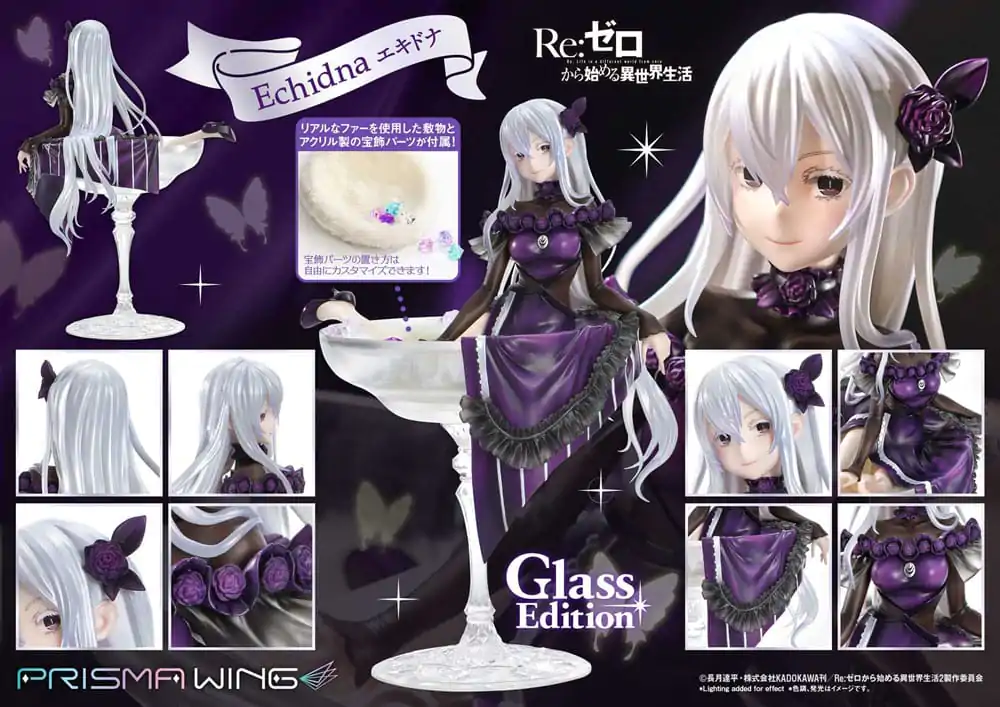 Re:ZERO Starting Life in Another World Statuie PVC Prisma Wing 1/7 Echidna Glass Edition 24 cm poza produsului