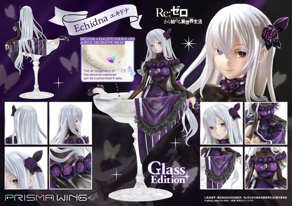 Re:ZERO Starting Life in Another World Statuie PVC Prisma Wing 1/7 Echidna Glass Edition 24 cm poza produsului