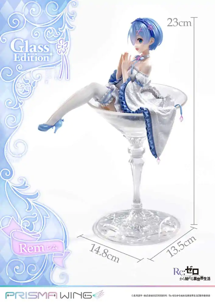 Re:Zero - Starting Life in Another World Statuie PVC Prisma Wing 1/7 Rem Ediție Glass 23 cm poza produsului