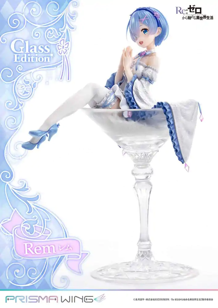 Re:Zero - Starting Life in Another World Statuie PVC Prisma Wing 1/7 Rem Ediție Glass 23 cm poza produsului