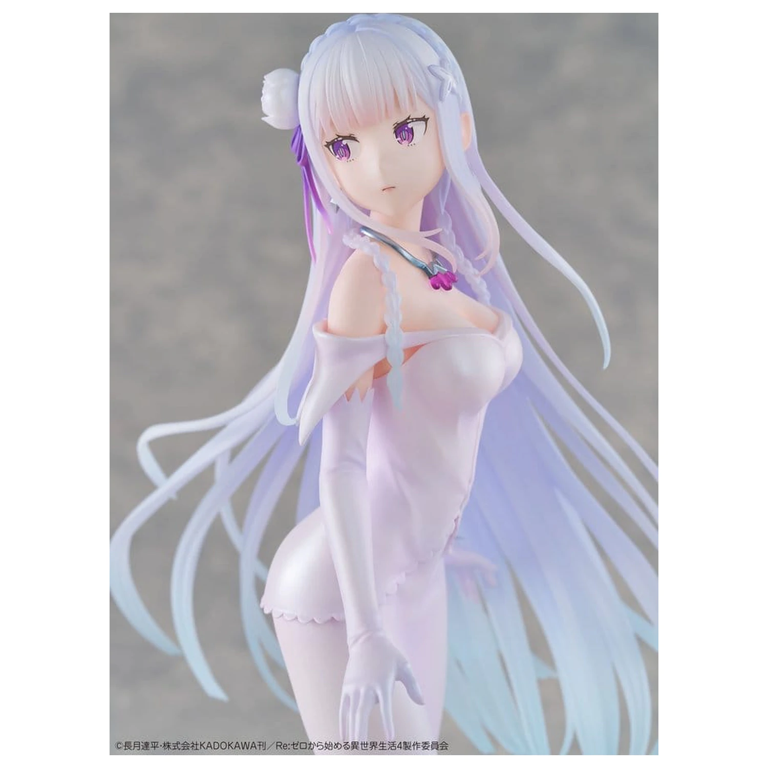 Re:ZERO -Starting Life in Another World- Figura din PVC 1/7 Emilia Wedding dress Ver. 24 cm poza produsului