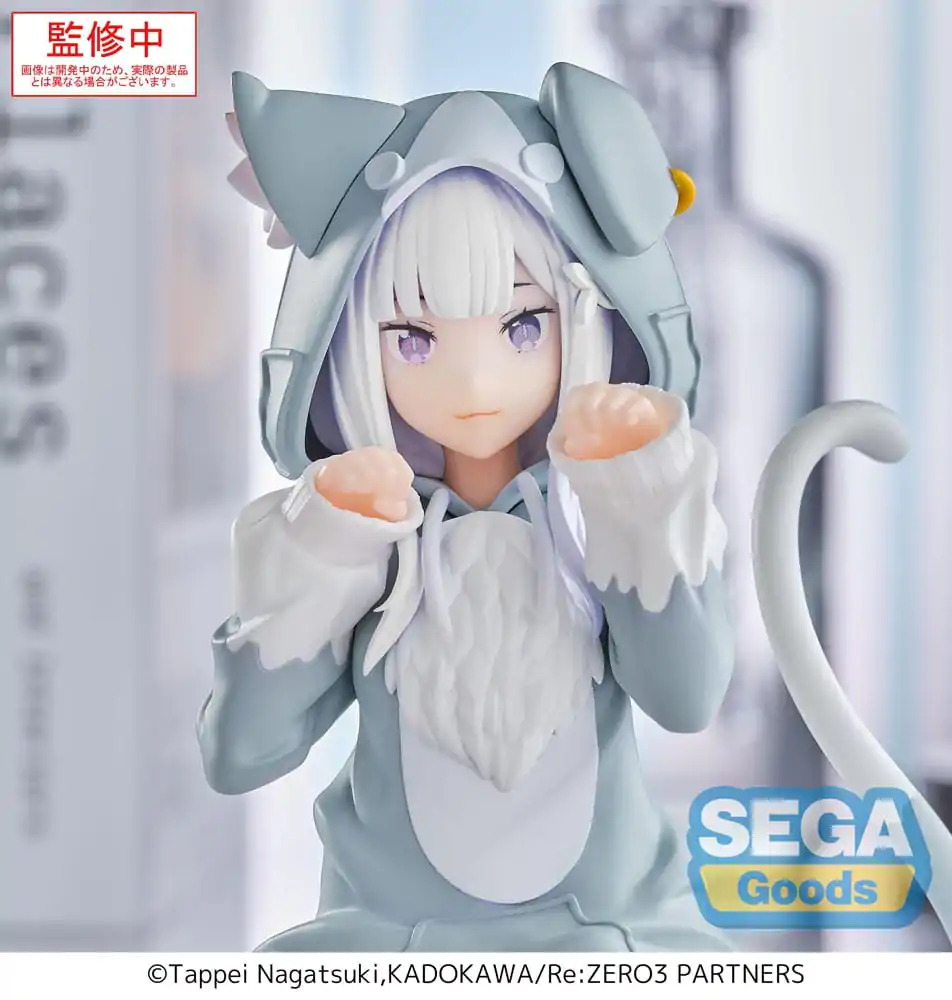 Re:Zero Starting Life in Another World Yumemirize PVC Statua Emilia Mofumofu Pack 11 cm poza produsului