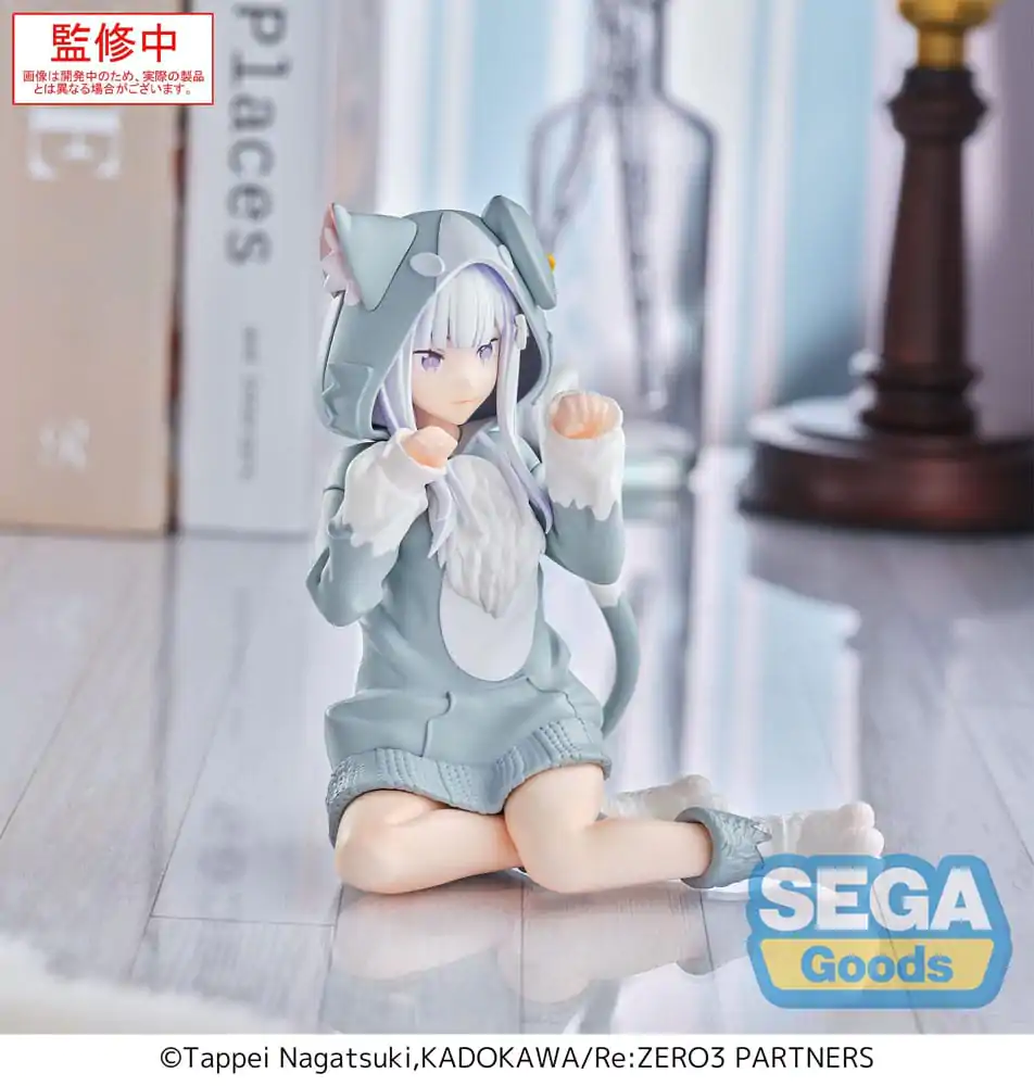 Re:Zero Starting Life in Another World Yumemirize PVC Statua Emilia Mofumofu Pack 11 cm poza produsului