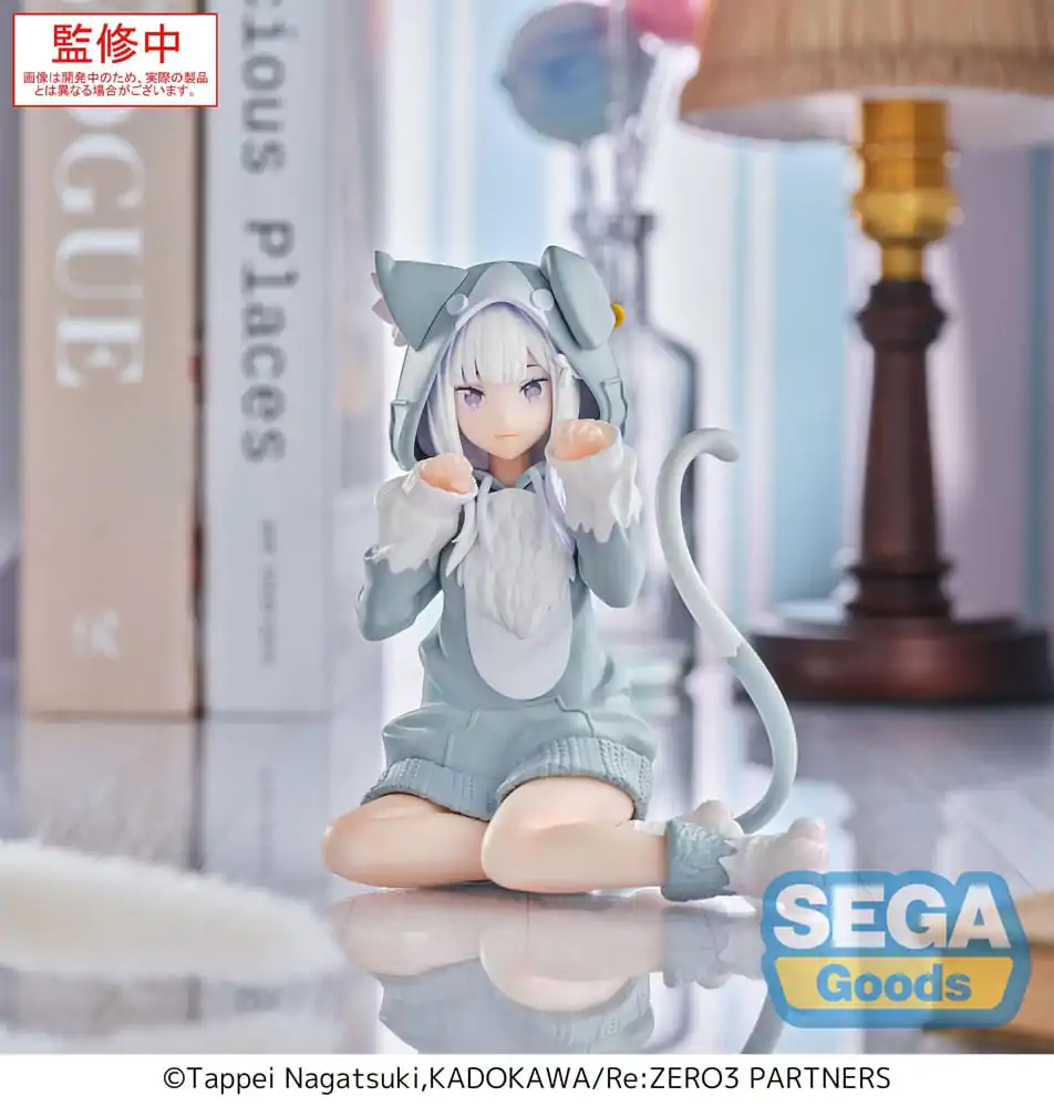 Re:Zero Starting Life in Another World Yumemirize PVC Statua Emilia Mofumofu Pack 11 cm poza produsului