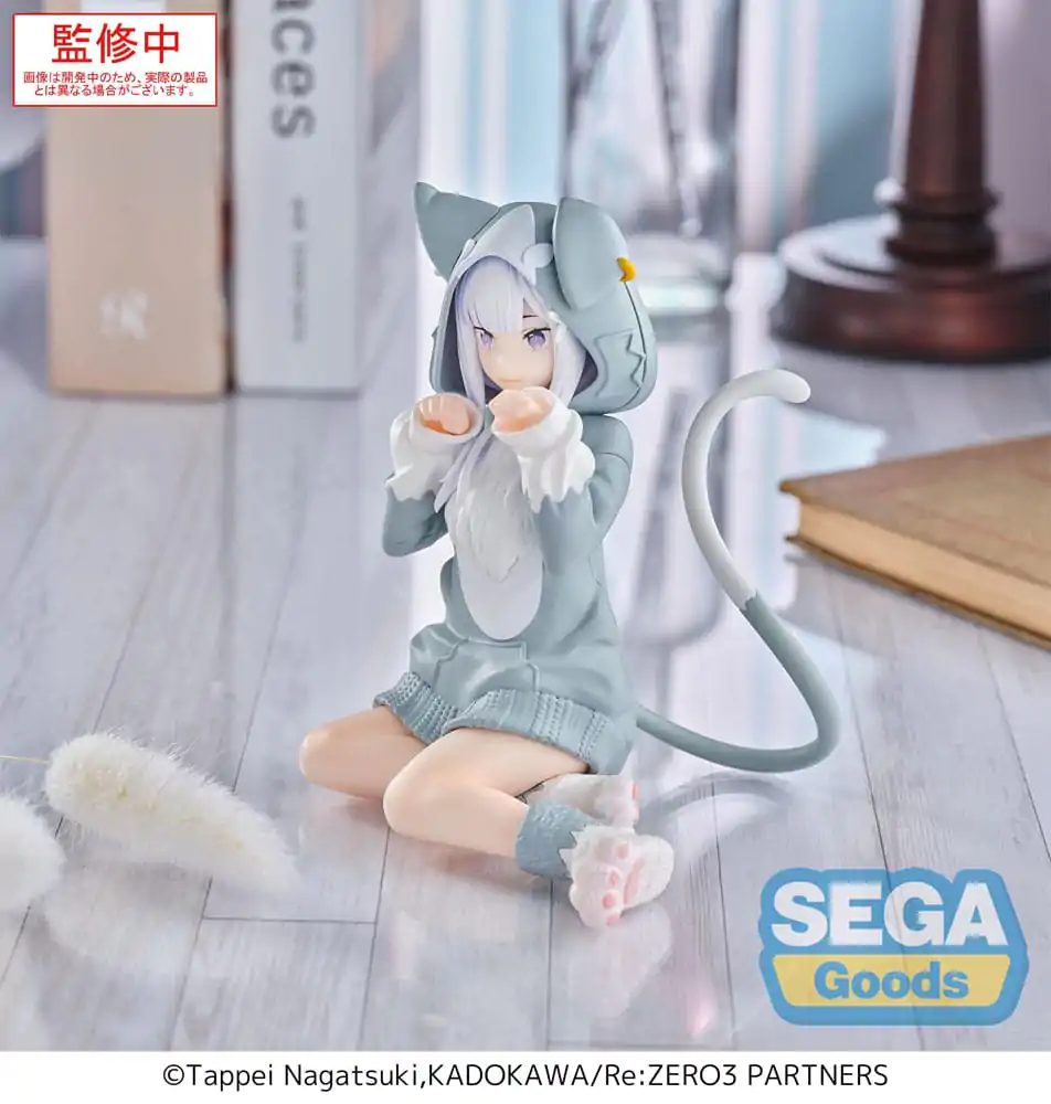Re:Zero Starting Life in Another World Yumemirize PVC Statua Emilia Mofumofu Pack 11 cm poza produsului