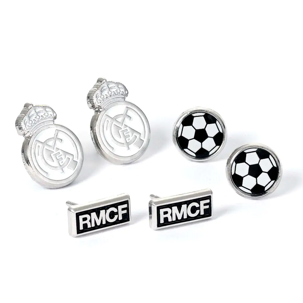 Real Madrid set 3 perechi de cercei poza produsului