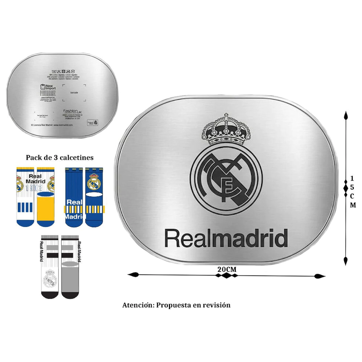 Real Madrid pachet 3 șosete poza produsului