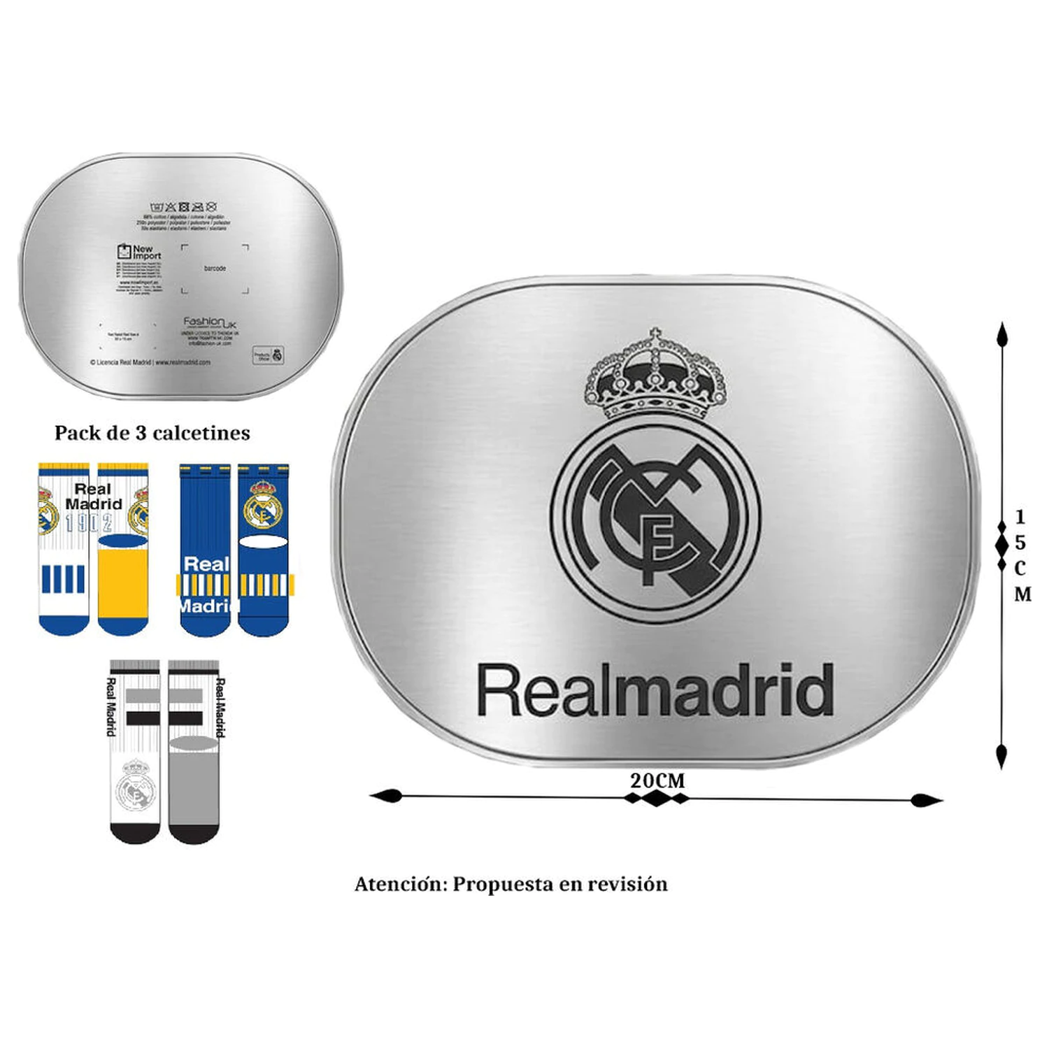 Real Madrid pachet 3 șosete poza produsului