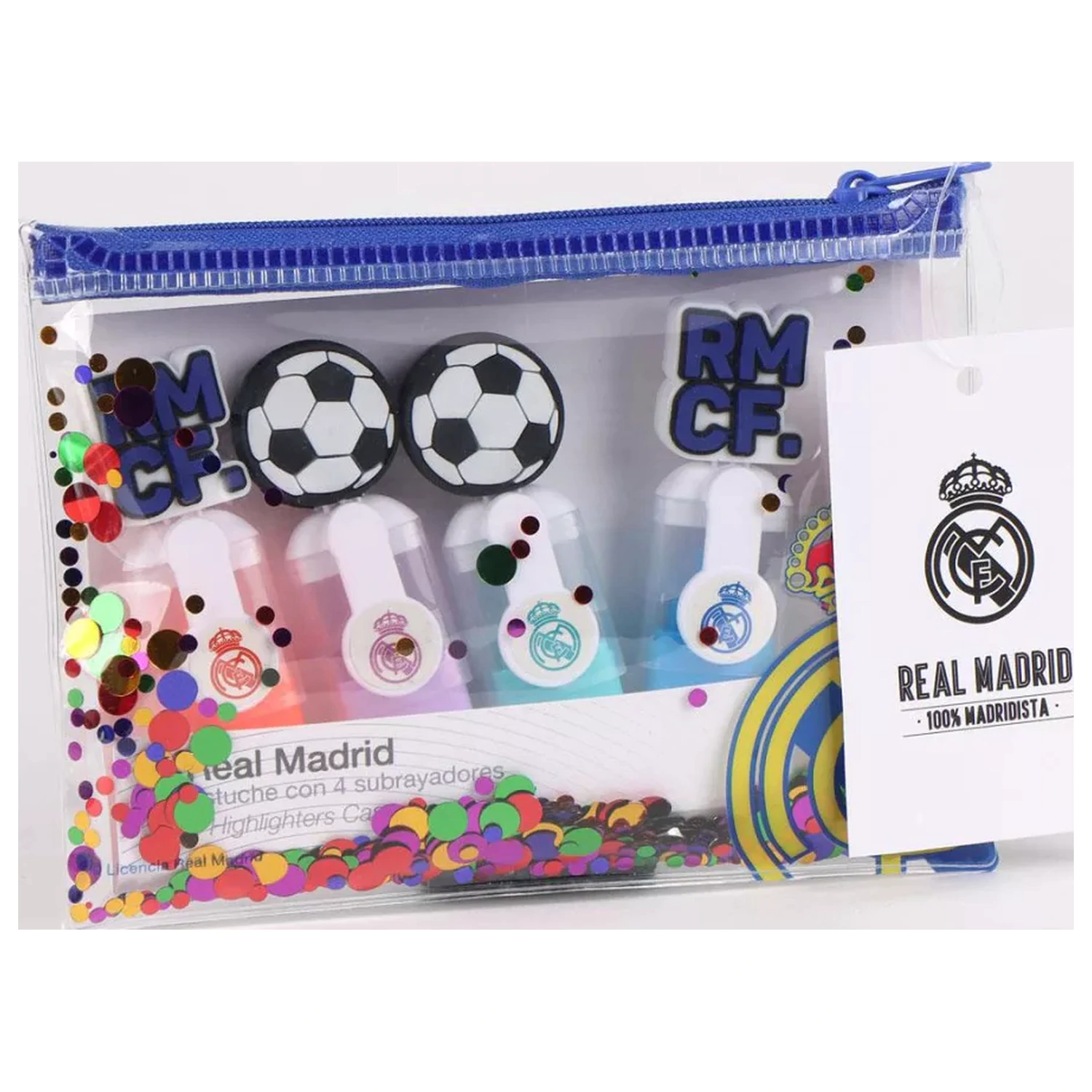 Real Madrid Ball Mini Set de 4 Textmarker poza produsului