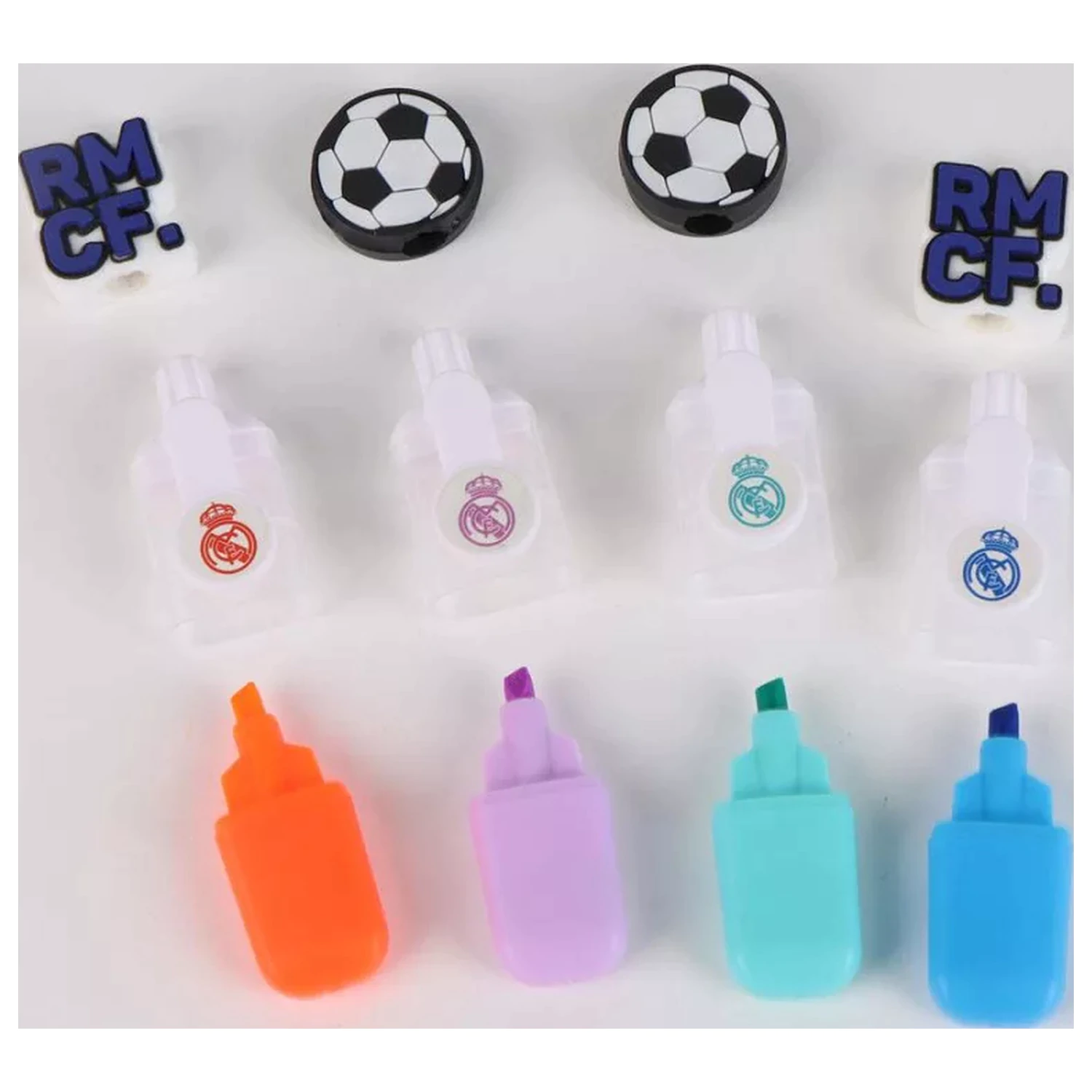 Real Madrid Ball Mini Set de 4 Textmarker poza produsului