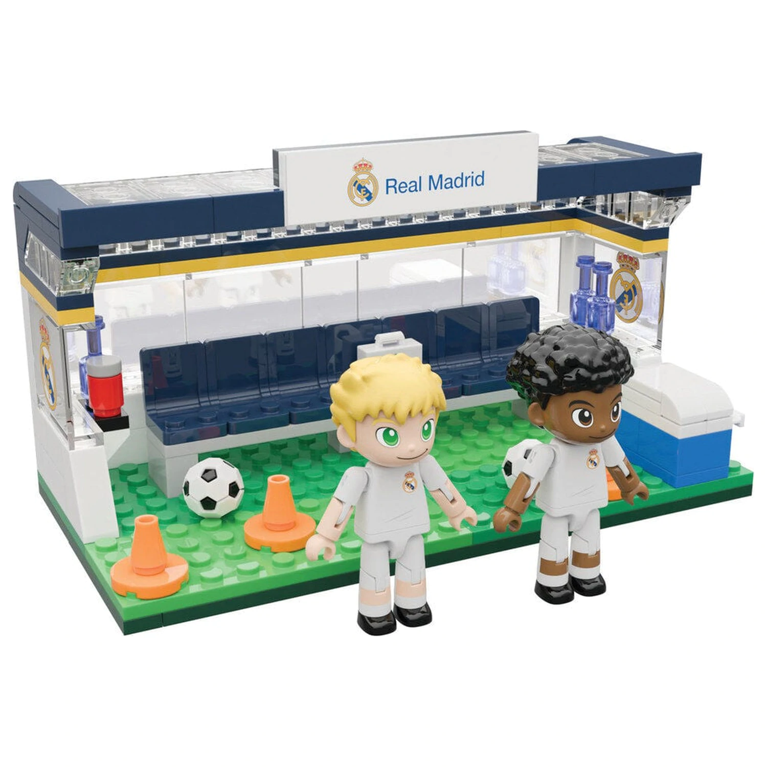 Set bancă Real Madrid cu figurine 184 piese poza produsului
