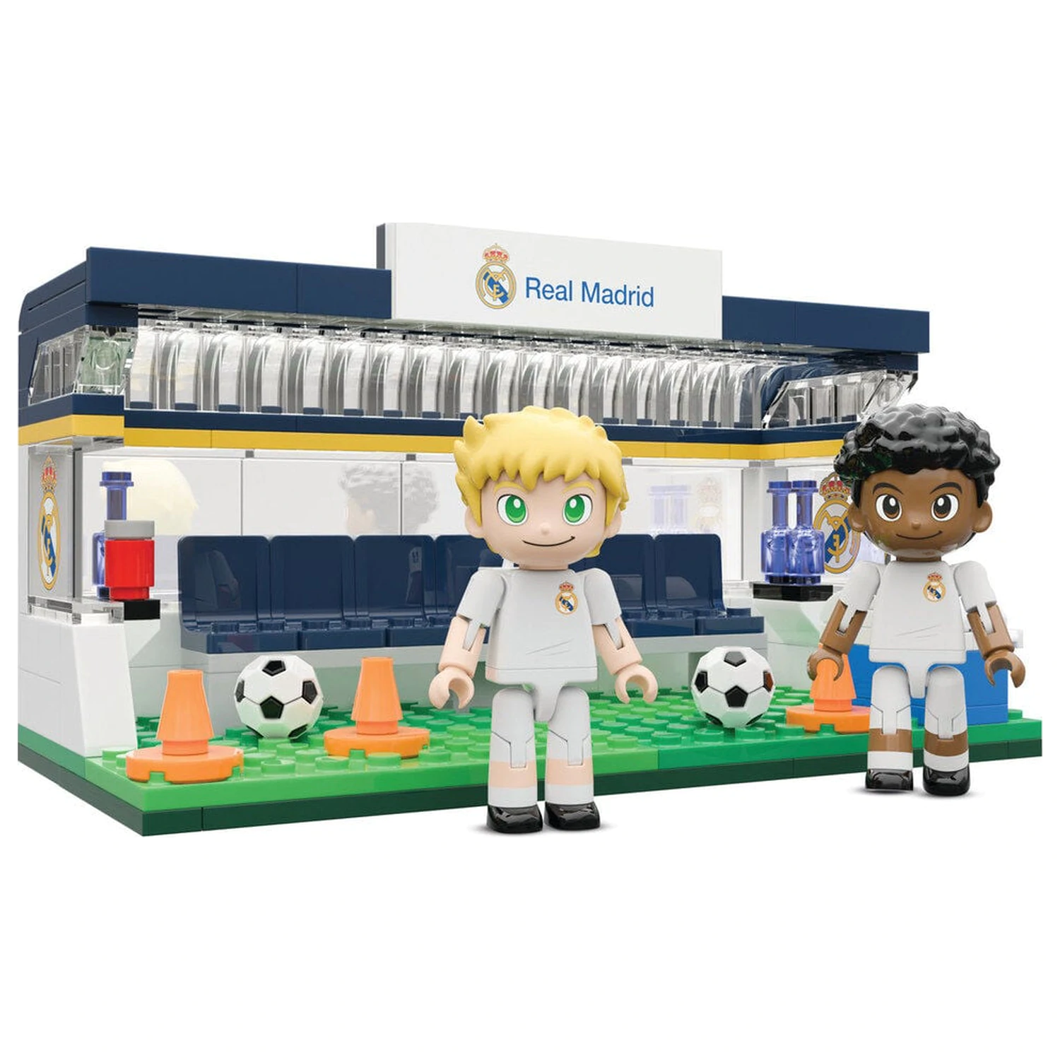 Set bancă Real Madrid cu figurine 184 piese poza produsului