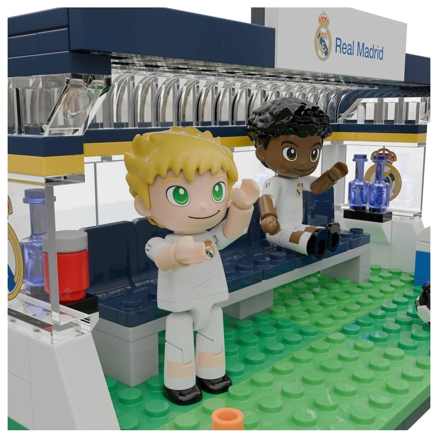 Set bancă Real Madrid cu figurine 184 piese poza produsului