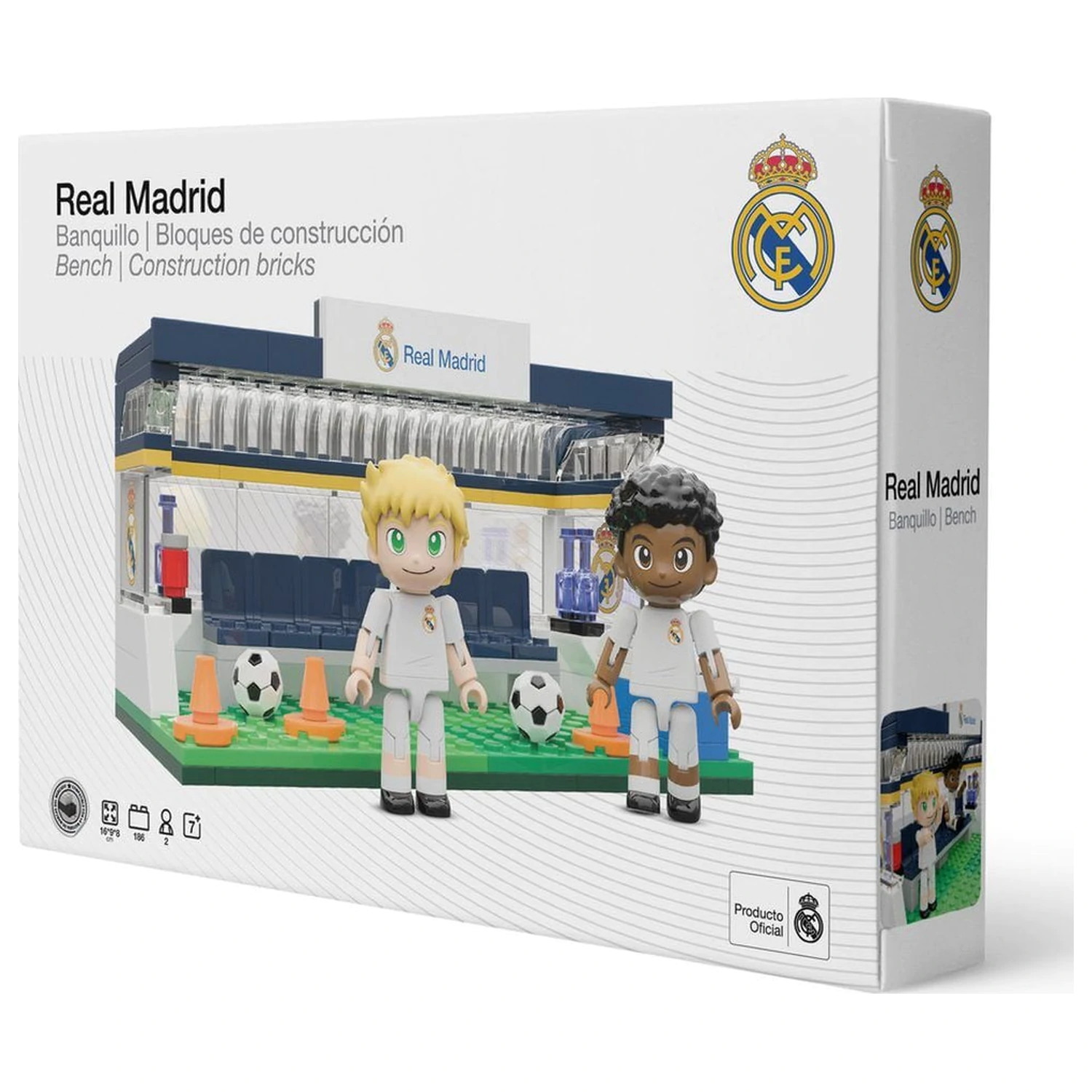Set bancă Real Madrid cu figurine 184 piese poza produsului
