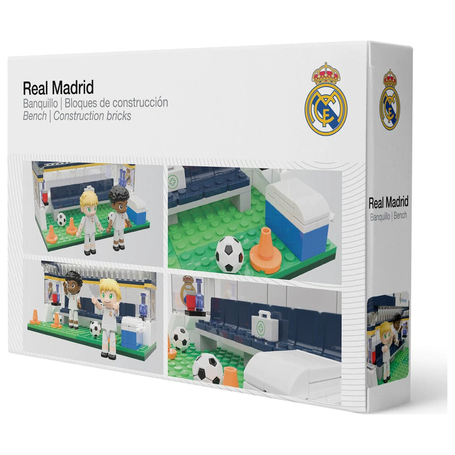 Set bancă Real Madrid cu figurine 184 piese poza produsului
