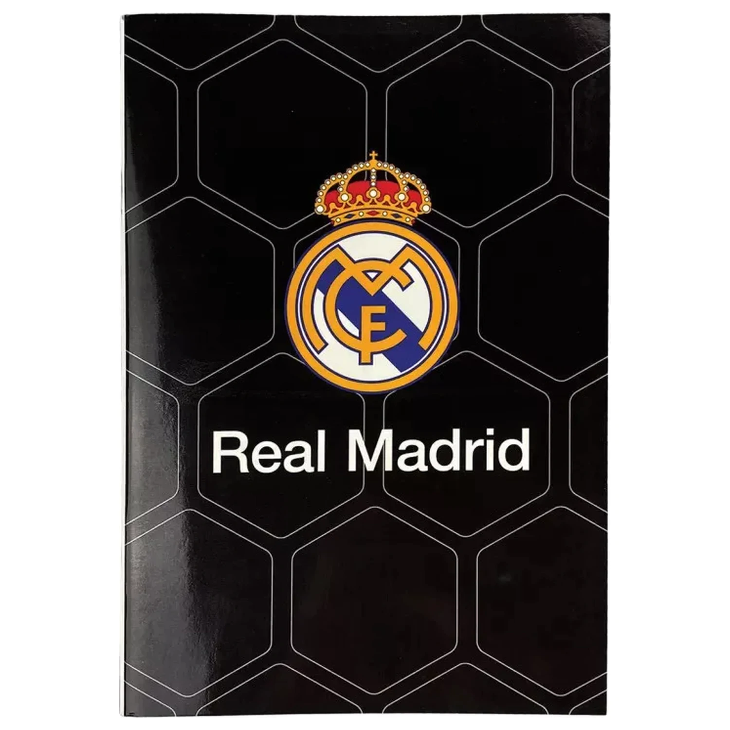 Real Madrid Black Lined Caiet B/5 40 Pagini poza produsului