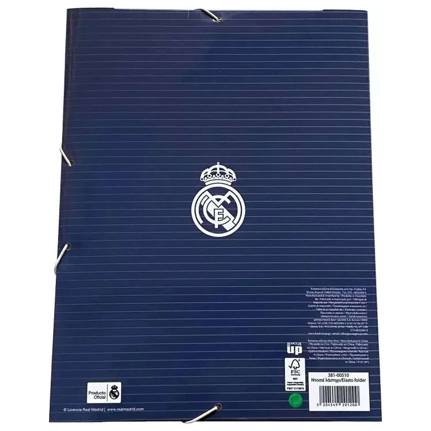 Real Madrid Blue A/4 dosar elastic poza produsului