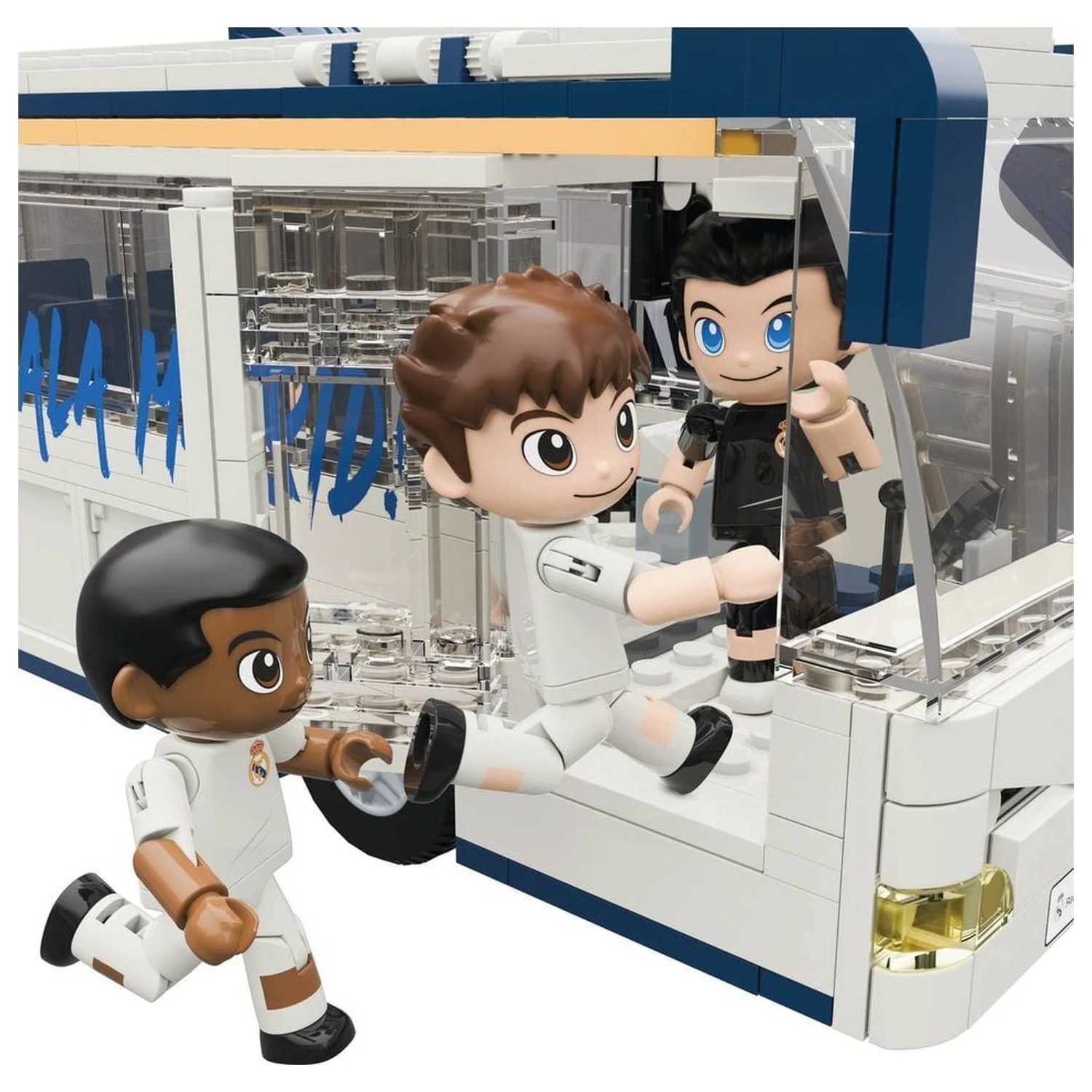Real Madrid set autobuz cu figurine 488 piese poza produsului