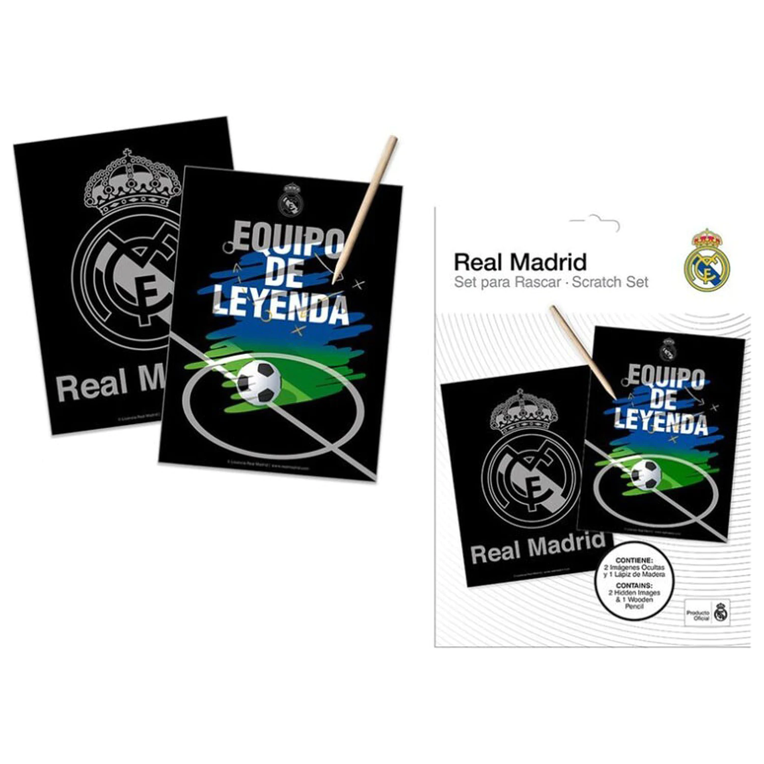 Real Madrid Hala Set de Artă Scratch poza produsului