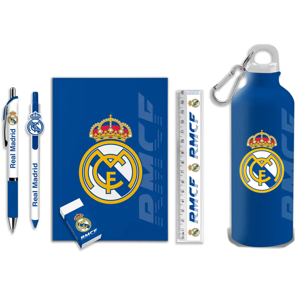 Set papetărie Real Madrid și sticlă poza produsului